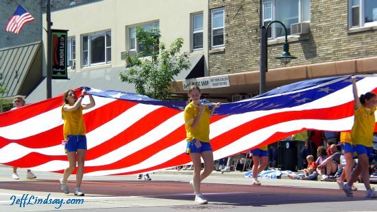 Flag Day Parade in Appleton, Wisconsin